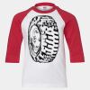 Youth Three Quarter Sleeve Baseball T-Shirt Thumbnail
