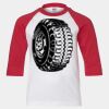 Youth Three Quarter Sleeve Baseball T-Shirt Thumbnail