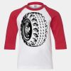 Youth Three Quarter Sleeve Baseball T-Shirt Thumbnail