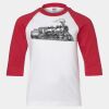 Youth Three Quarter Sleeve Baseball T-Shirt Thumbnail
