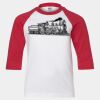 Youth Three Quarter Sleeve Baseball T-Shirt Thumbnail