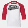 Youth Three Quarter Sleeve Baseball T-Shirt Thumbnail