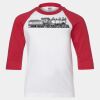 Youth Three Quarter Sleeve Baseball T-Shirt Thumbnail