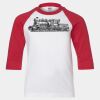 Youth Three Quarter Sleeve Baseball T-Shirt Thumbnail