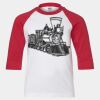 Youth Three Quarter Sleeve Baseball T-Shirt Thumbnail