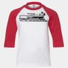 Youth Three Quarter Sleeve Baseball T-Shirt Thumbnail