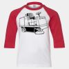 Youth Three Quarter Sleeve Baseball T-Shirt Thumbnail