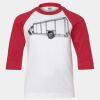 Youth Three Quarter Sleeve Baseball T-Shirt Thumbnail