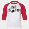 Youth Three Quarter Sleeve Baseball T-Shirt Thumbnail
