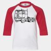 Youth Three Quarter Sleeve Baseball T-Shirt Thumbnail