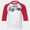 Youth Three Quarter Sleeve Baseball T-Shirt Thumbnail