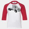 Youth Three Quarter Sleeve Baseball T-Shirt Thumbnail