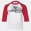 Youth Three Quarter Sleeve Baseball T-Shirt Thumbnail