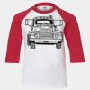Youth Three Quarter Sleeve Baseball T-Shirt Thumbnail