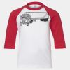 Youth Three Quarter Sleeve Baseball T-Shirt Thumbnail