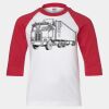 Youth Three Quarter Sleeve Baseball T-Shirt Thumbnail