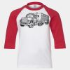 Youth Three Quarter Sleeve Baseball T-Shirt Thumbnail