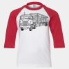 Youth Three Quarter Sleeve Baseball T-Shirt Thumbnail