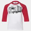 Youth Three Quarter Sleeve Baseball T-Shirt Thumbnail