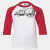 Youth Three Quarter Sleeve Baseball T-Shirt Thumbnail