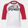 Youth Three Quarter Sleeve Baseball T-Shirt Thumbnail