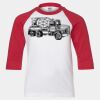 Youth Three Quarter Sleeve Baseball T-Shirt Thumbnail