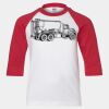Youth Three Quarter Sleeve Baseball T-Shirt Thumbnail