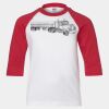 Youth Three Quarter Sleeve Baseball T-Shirt Thumbnail