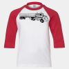 Youth Three Quarter Sleeve Baseball T-Shirt Thumbnail