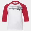 Youth Three Quarter Sleeve Baseball T-Shirt Thumbnail