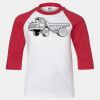 Youth Three Quarter Sleeve Baseball T-Shirt Thumbnail