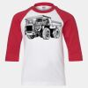 Youth Three Quarter Sleeve Baseball T-Shirt Thumbnail
