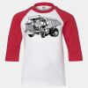 Youth Three Quarter Sleeve Baseball T-Shirt Thumbnail