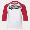 Youth Three Quarter Sleeve Baseball T-Shirt Thumbnail