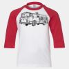 Youth Three Quarter Sleeve Baseball T-Shirt Thumbnail