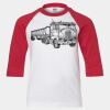 Youth Three Quarter Sleeve Baseball T-Shirt Thumbnail