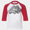 Youth Three Quarter Sleeve Baseball T-Shirt Thumbnail