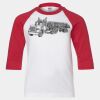 Youth Three Quarter Sleeve Baseball T-Shirt Thumbnail