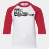 Youth Three Quarter Sleeve Baseball T-Shirt Thumbnail