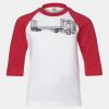 Youth Three Quarter Sleeve Baseball T-Shirt Thumbnail