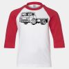 Youth Three Quarter Sleeve Baseball T-Shirt Thumbnail