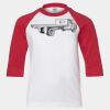 Youth Three Quarter Sleeve Baseball T-Shirt Thumbnail