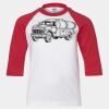 Youth Three Quarter Sleeve Baseball T-Shirt Thumbnail