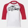 Youth Three Quarter Sleeve Baseball T-Shirt Thumbnail
