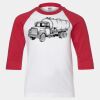 Youth Three Quarter Sleeve Baseball T-Shirt Thumbnail