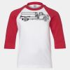 Youth Three Quarter Sleeve Baseball T-Shirt Thumbnail