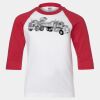 Youth Three Quarter Sleeve Baseball T-Shirt Thumbnail