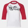 Youth Three Quarter Sleeve Baseball T-Shirt Thumbnail