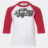 Youth Three Quarter Sleeve Baseball T-Shirt Thumbnail