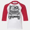 Youth Three Quarter Sleeve Baseball T-Shirt Thumbnail